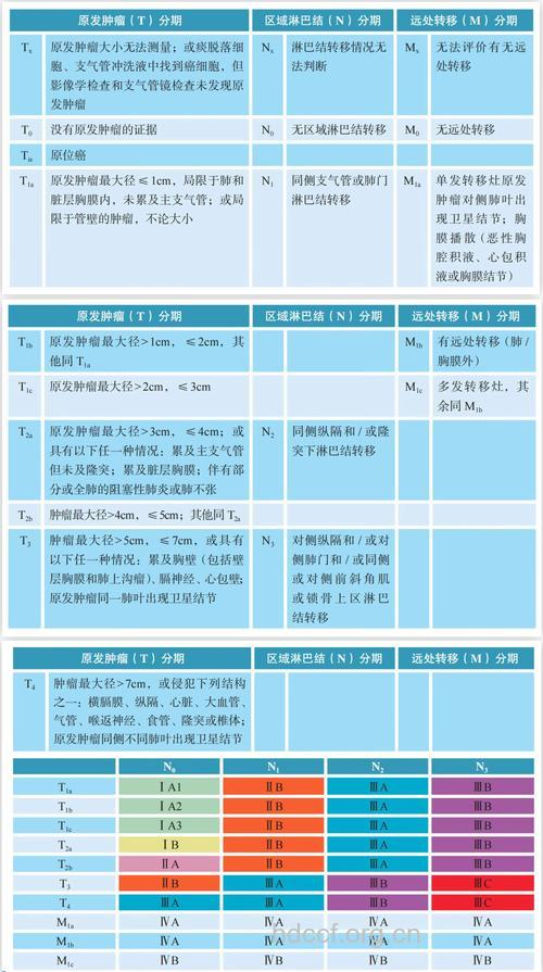 对于肺癌有哪些分期方法