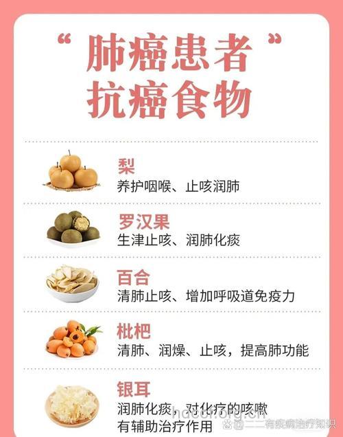 肺癌饮食的重要性不能忽视