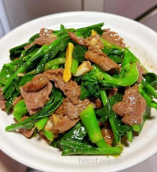 蚝油芥兰牛肉的做法大全