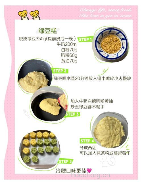 绿豆糕的做法大全