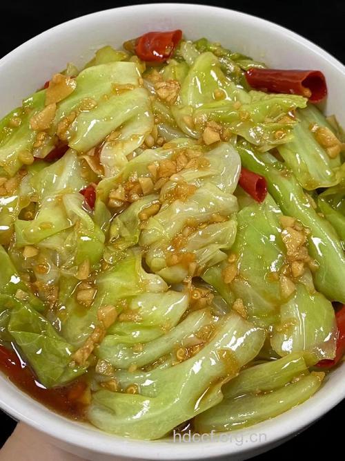 清炒黄心菜的做法大全