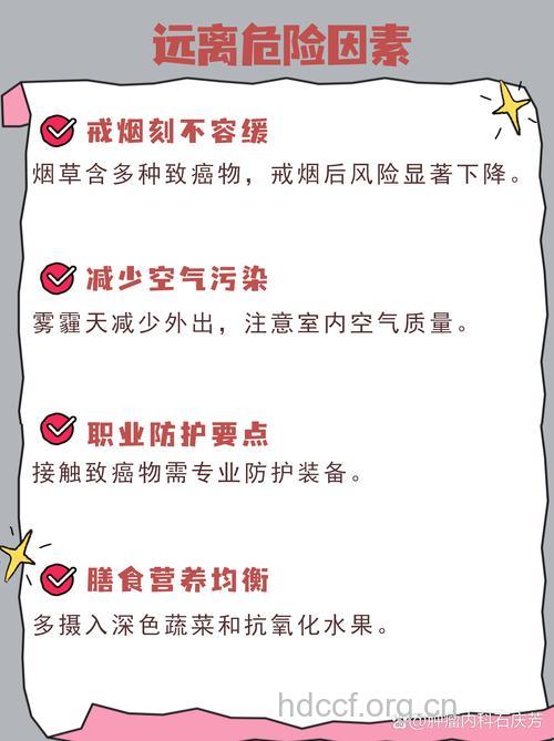 如何改变生活方式来预防肺癌