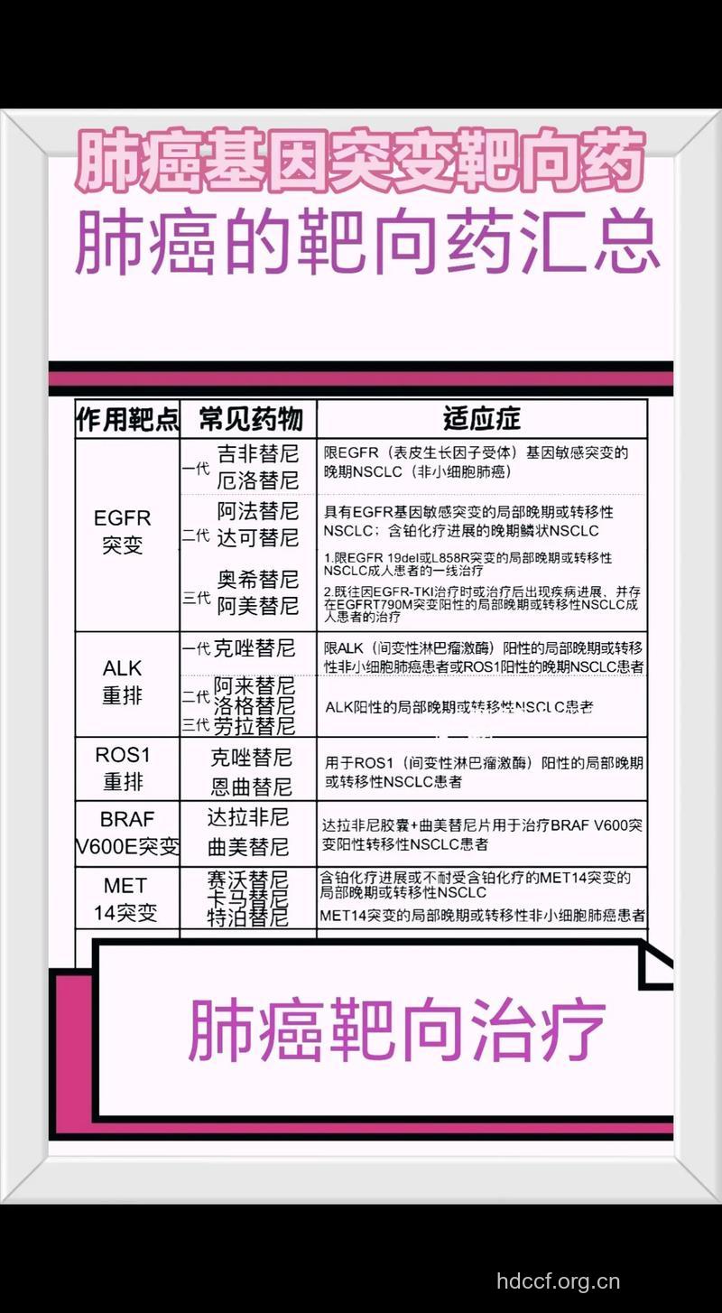 肺癌病人如何靶向治疗