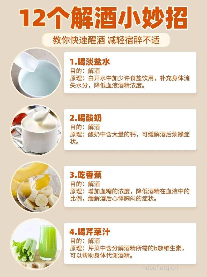 醉酒后头痛恶心食疗大全