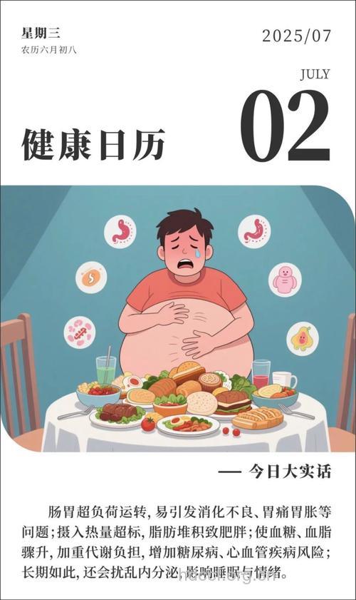 春节暴饮暴食十大危害