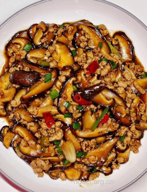 香菇炒肉的做法大全