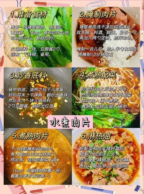 水煮肉片的做法