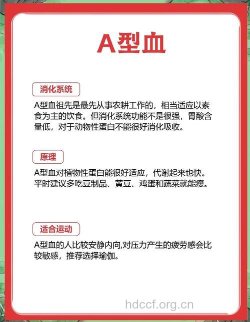 血型决定饮食 不同血型的人吃什么好