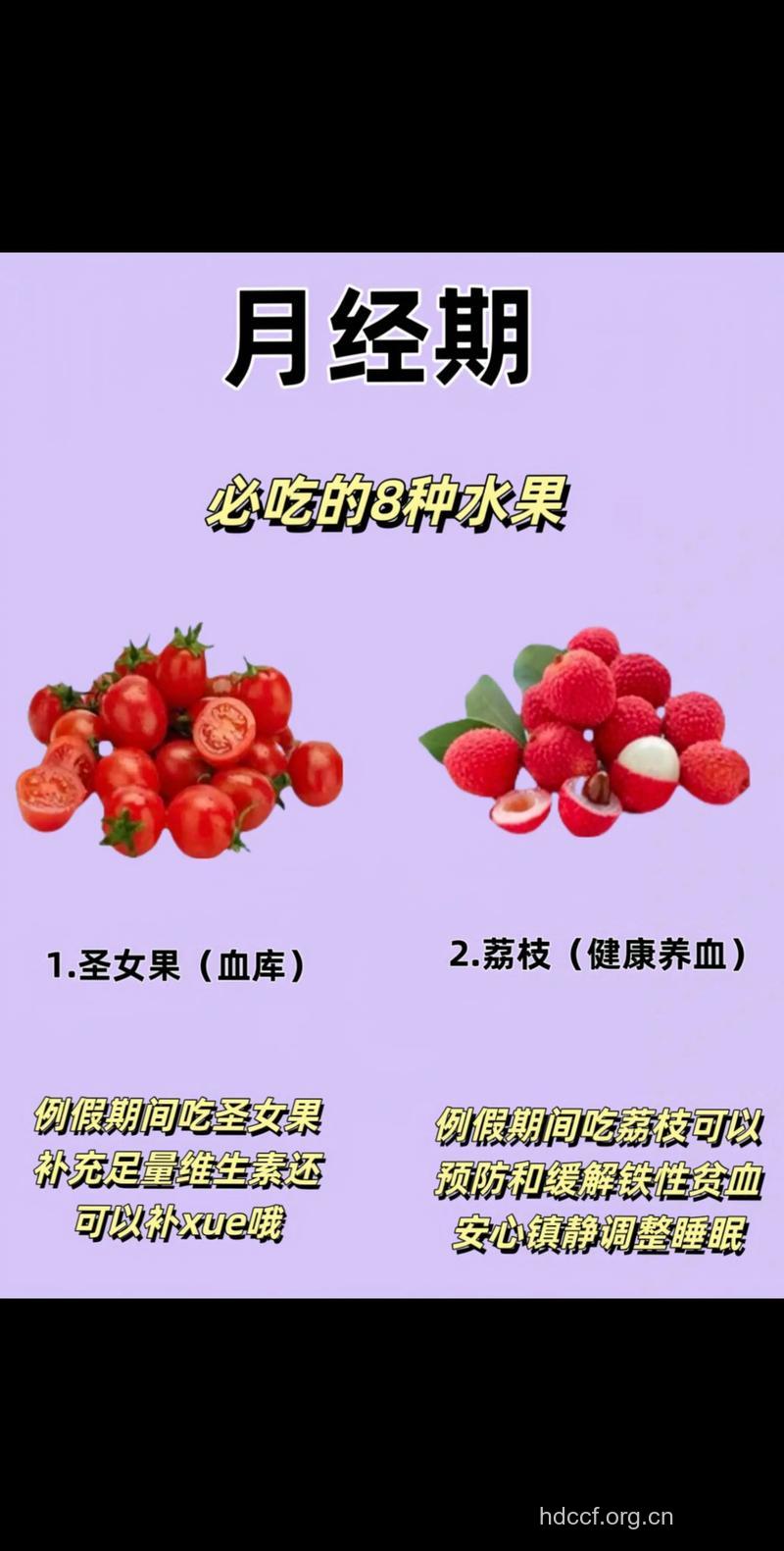 经期适宜吃哪些水果
