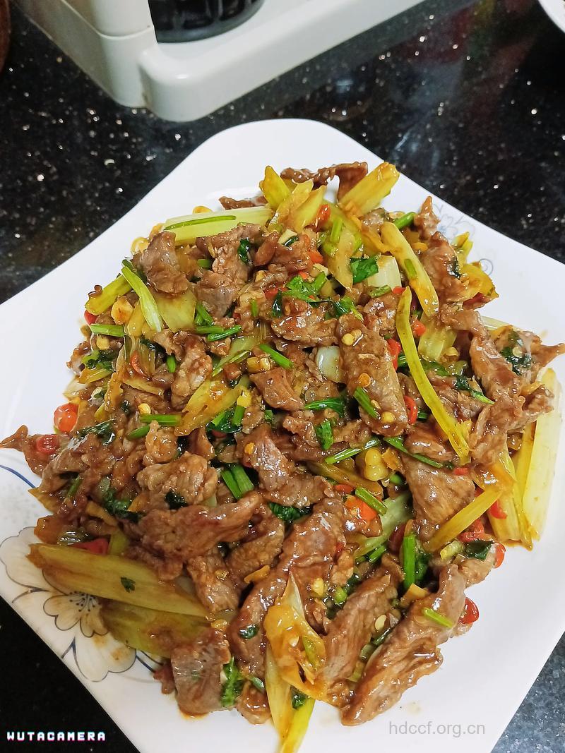野山椒炒牛肉丝的做法