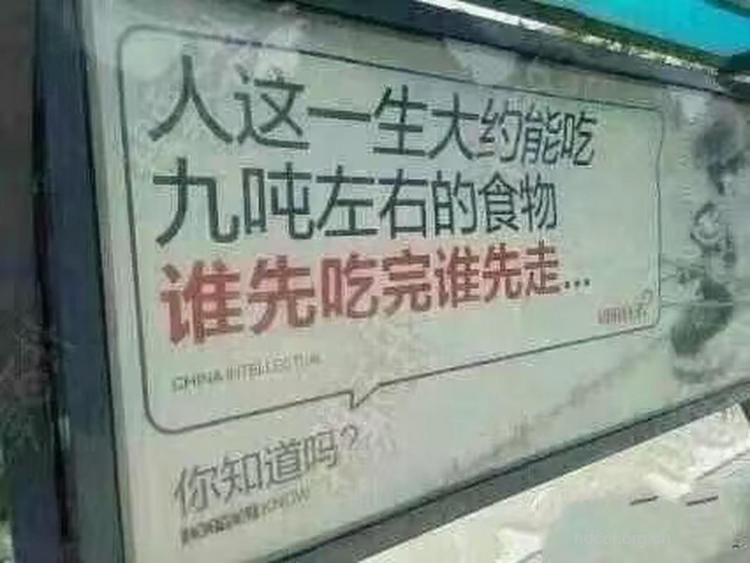 网传人一生只能吃9吨食物 谁先吃完谁先走