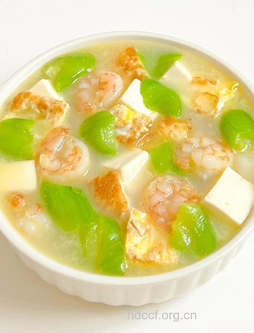 虾仁豆腐羹-孕前食谱