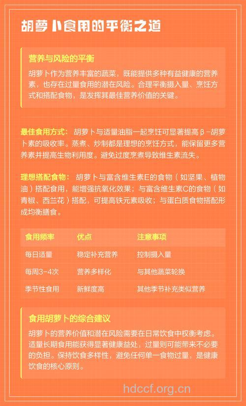 吃胡萝卜 有利也有弊