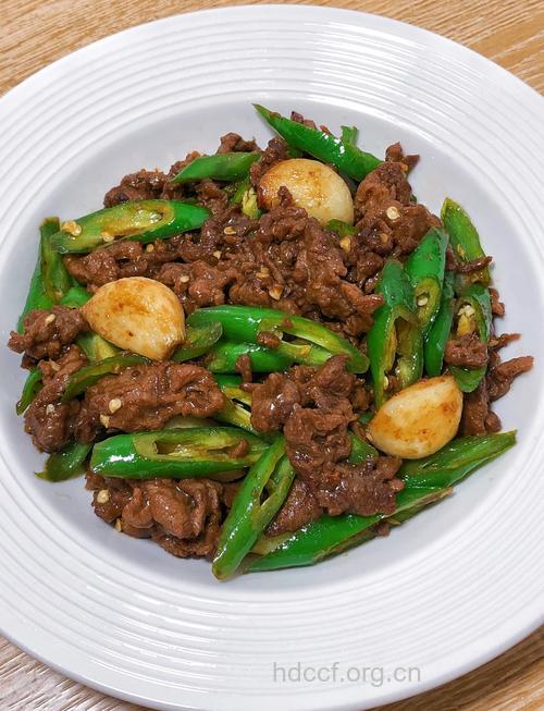 青椒炒牛肉的做法大全
