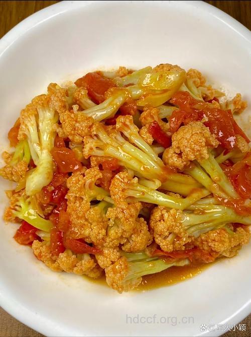 番茄炒菜花VC多