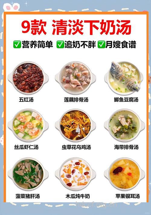 哺乳期的食谱要注意什么