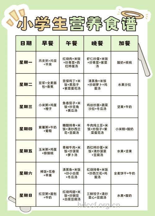 小学生营养早餐食谱大全