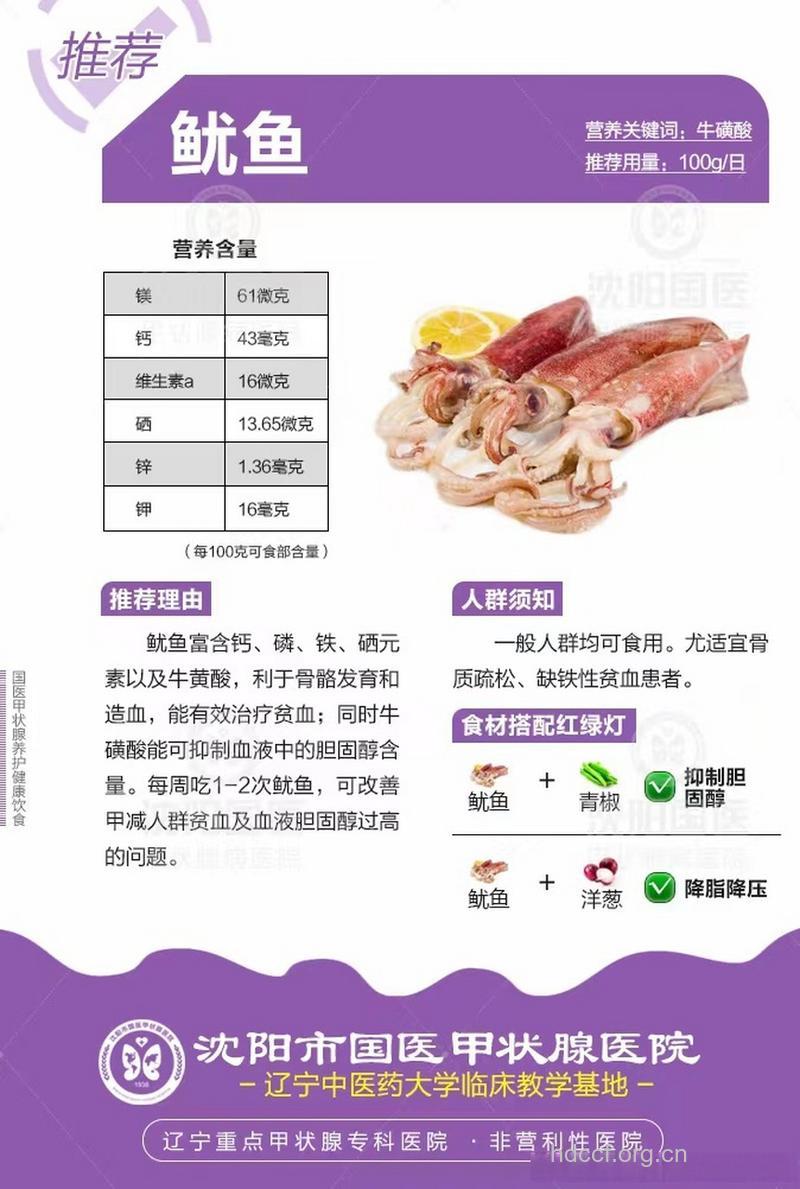 鱿鱼的营养价值