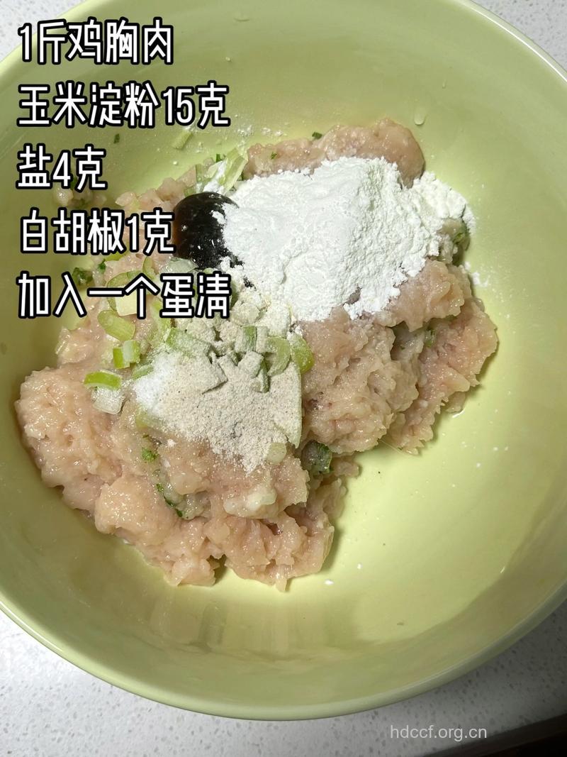 鸡蓉丸子的做法