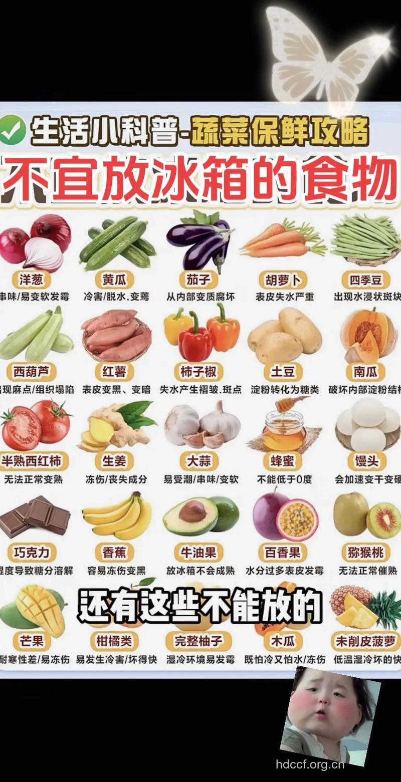 哪些食物不能放进冰箱