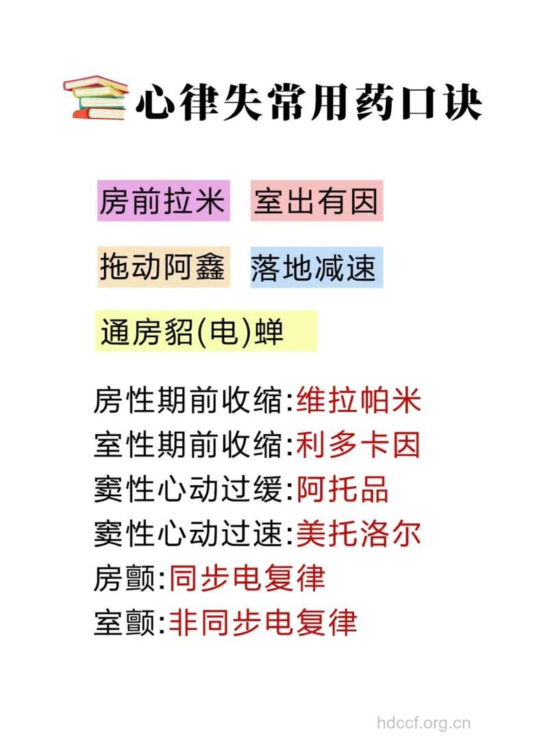 心律不齐用药的8大原则