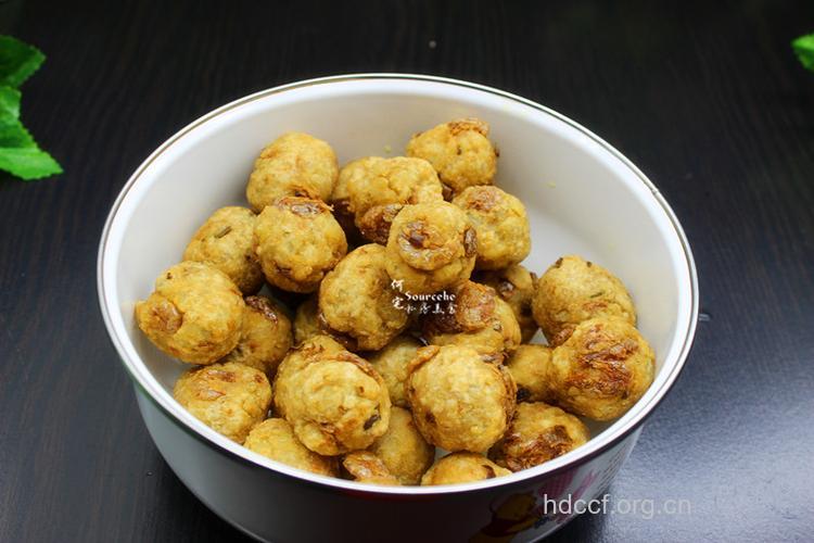 月子食谱之鸡茸虾米丸子