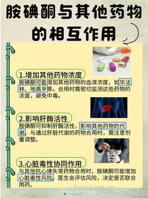 心律失常患者用胺碘酮应注意什么