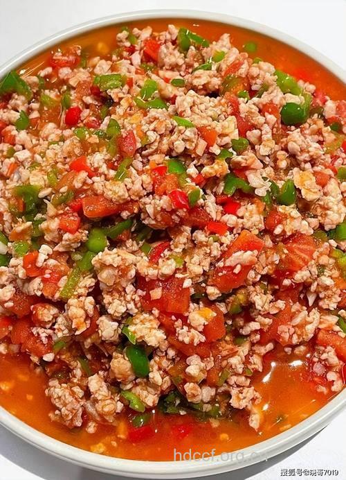 肉沫炒西红柿