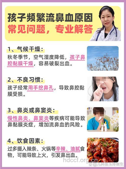 孩子鼻子出血的原因是什么