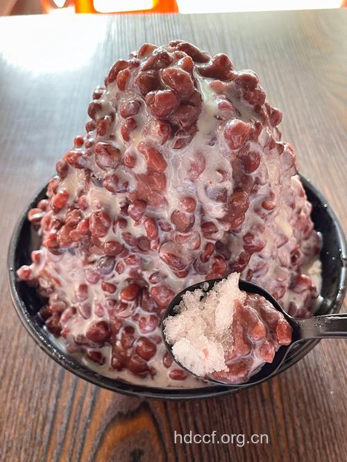 红豆冰山的做法