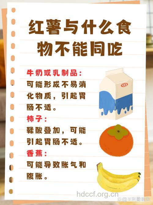 红薯和什么不能一起吃