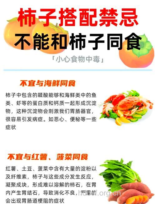 柿子和什么不能一起吃