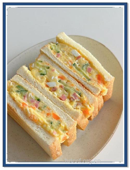 西餐:土豆三明治