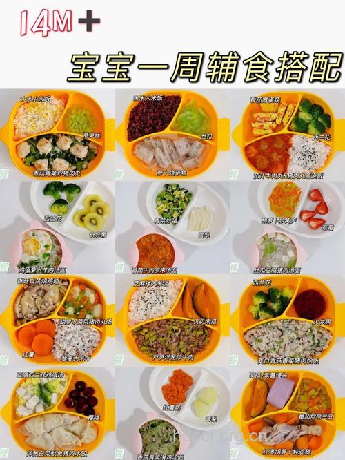 1~3岁的幼儿食谱安排