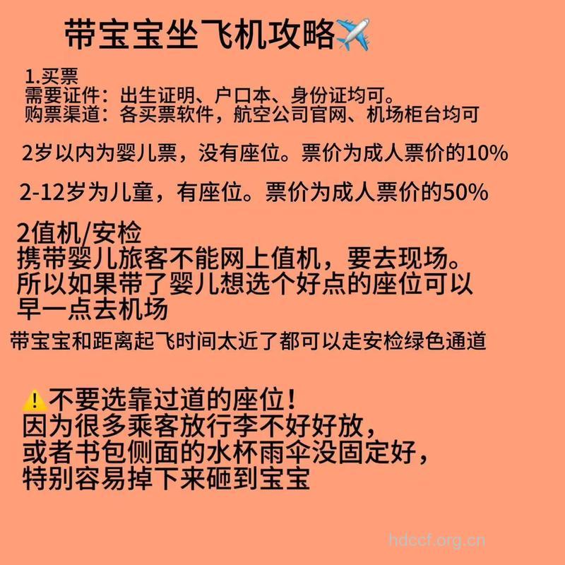 父母怎么带宝宝坐飞机