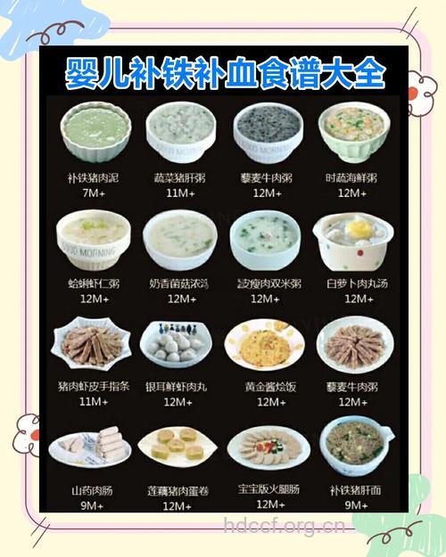 贫血儿童的补血餐