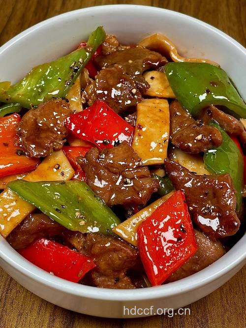 补铁食谱：黑椒耗油牛肉