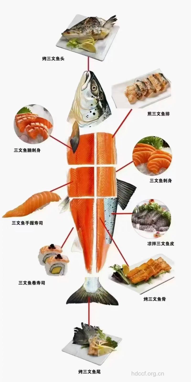 三文鱼刺身的做法