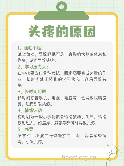 孩子也有头痛病怎么办?