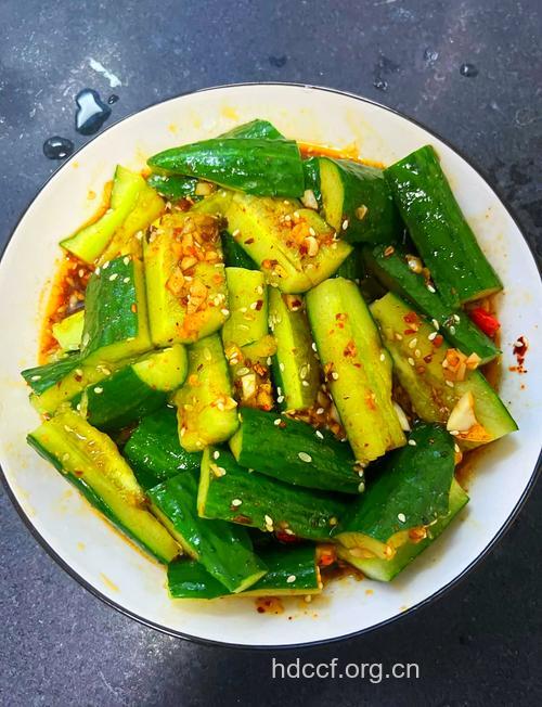 凉拌黄瓜的做法