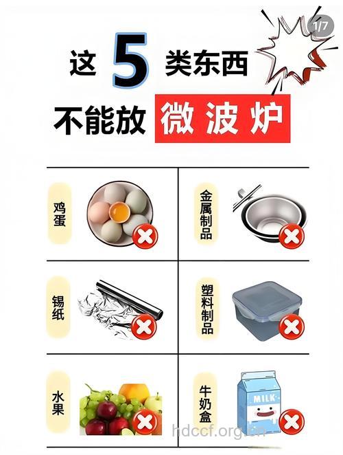 哪些食物不可用微波炉加热?