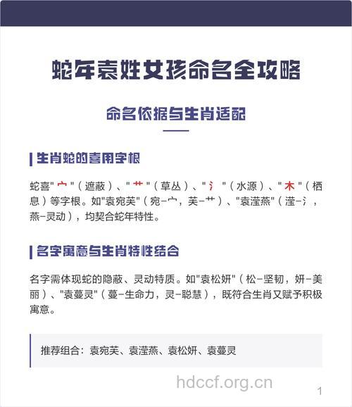 2013年袁姓蛇宝宝起名取名大全