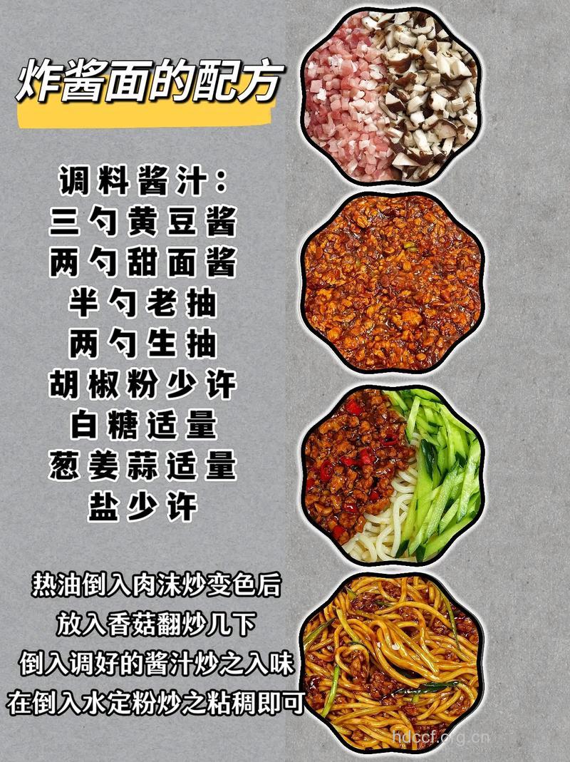 家常炸酱面的做法大全