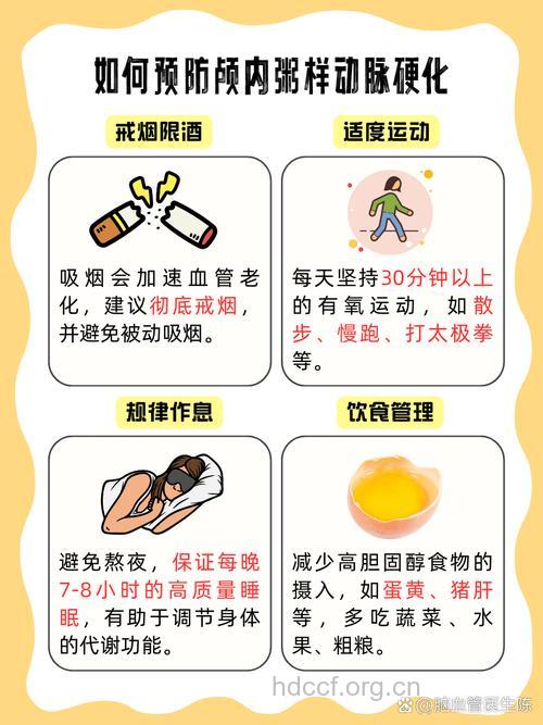 动脉硬化的四种常见预防方法