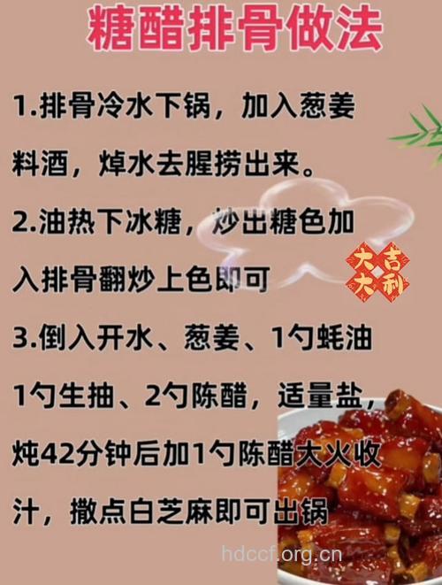 糖醋排骨的做法