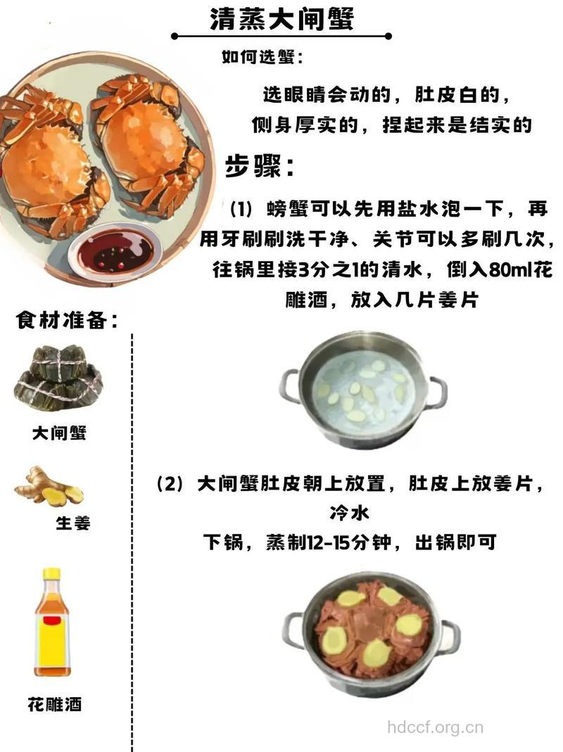 螃蟹怎么吃？吃蟹后来点生姜红糖水