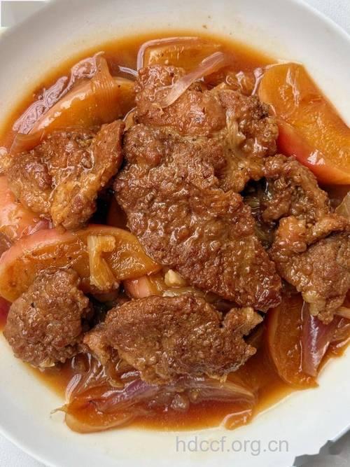 苹果炖猪肉 味觉与视觉的享受！