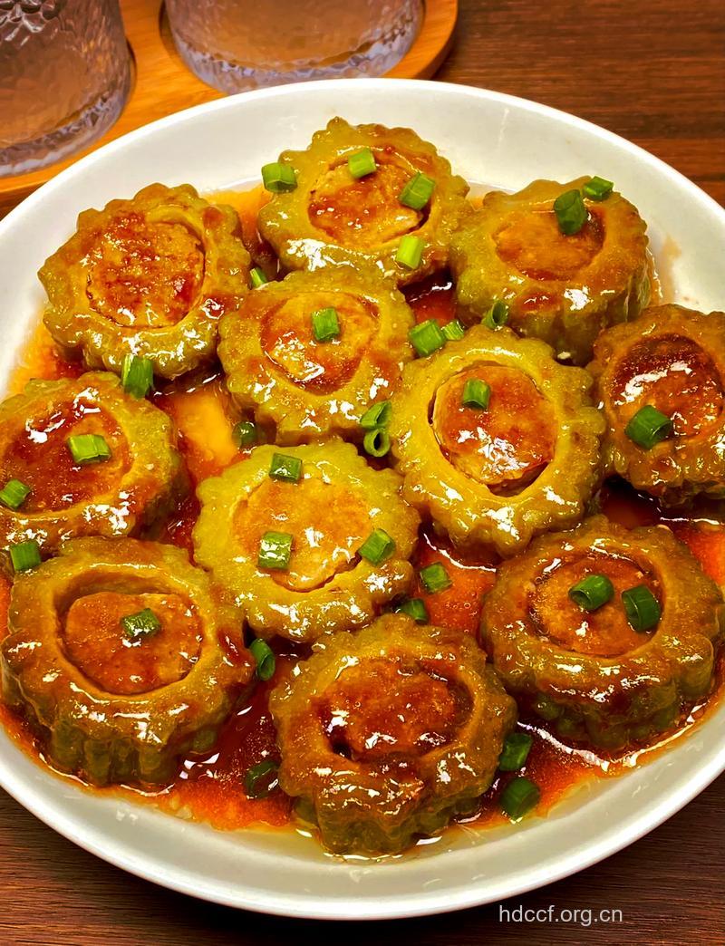 菜谱大全之客家酿苦瓜