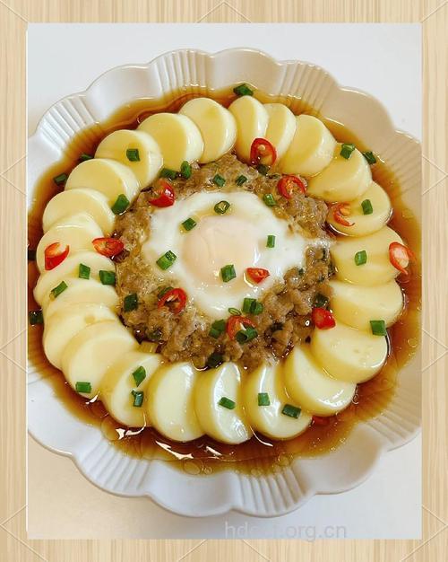 菜谱大全之豆腐蒸蛋