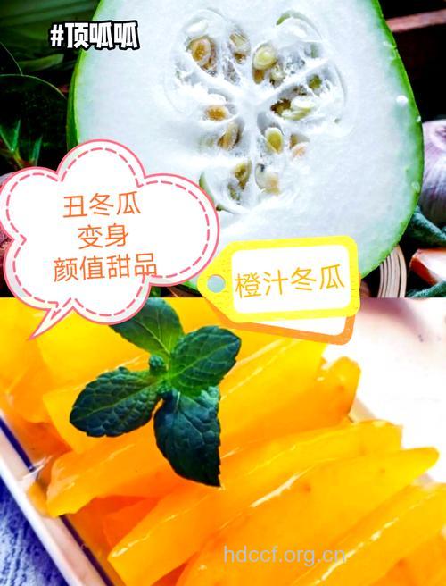 能减肥美容--橙汁冬瓜的做法详解